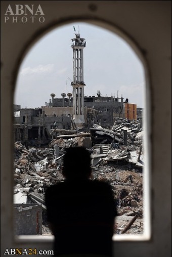 ویرانه‌های غزه هنوز پابر جاست+