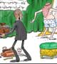 کاریکاتور:: لباس دوخته‌ی غرب برای شاه سعودی