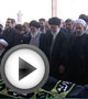 اقامه نماز میت بر پیکر مرحوم واعظ طبسی توسط رهبر معظم انقلاب +فیلم و عکس
