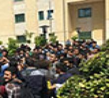 اعتصاب غذای دانشجویان دانشگاه بین‌المللی قزوین/ دانشجویان: قبلا هشدار داده بودیم +عکس