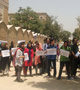 تجمع اعتراضی دانشجویان هنر در رابطه با تعرض شهرداری به حریم دانشگاه! +عکس
