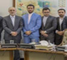 دیدار انجمن علمی مدیریت تکنولوژی دانشگاه آزاد با رئیس سازمان انرژی اتمی +تصاویر