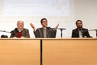 مناظره بلوکات و حق شناس در دانشگاه علوم پزشکی شهید بهشتی