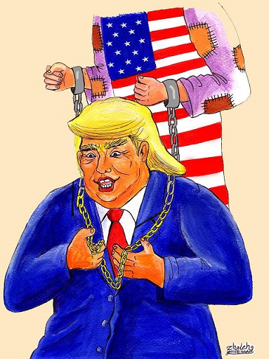 جشنواره کاریکاتورهای ترامپ آمریکایی!