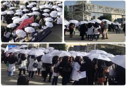 تجمع موافقان و مخالفان طرح وزارت بهداشت در مقابل مجلس +جزئیات و تصاویر