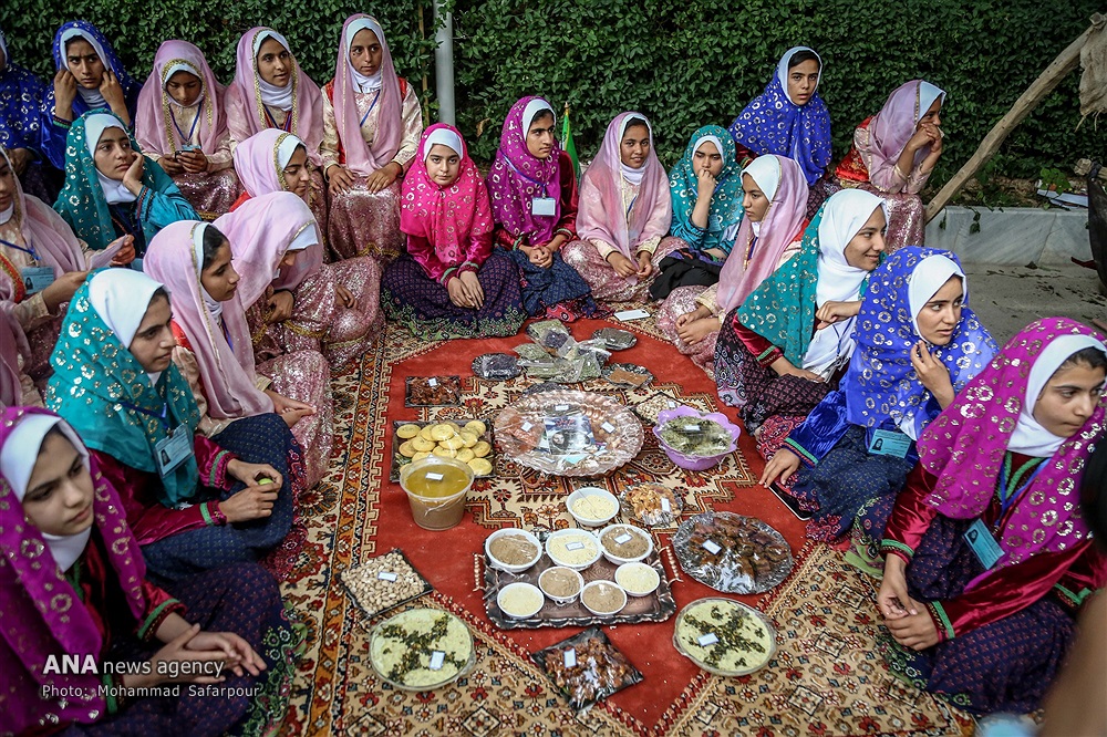 اردوی دانش‌آموزان دختر عشایر +تصاویر