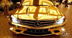 فخرفروشی شاهزاده سعودی با ماشین طلا