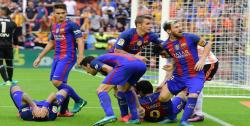 درگیری فیزیکی بازیکنان بارسلونا