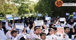 تصاویری از تجمع پرستاران اصفهانی در اعتراض به طرح وزارت بهداشت