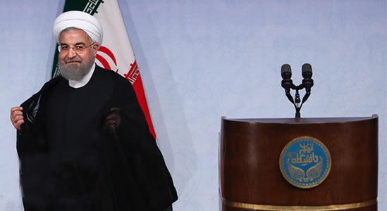 دو پیام سیاسی روحانی در دانشگاه تهران