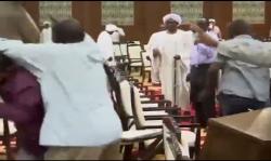 کتک کاری در پارلمان سودان!