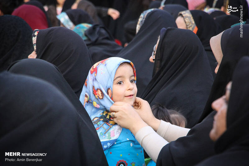 مراسم روز عفاف و حجاب در حافظیه
