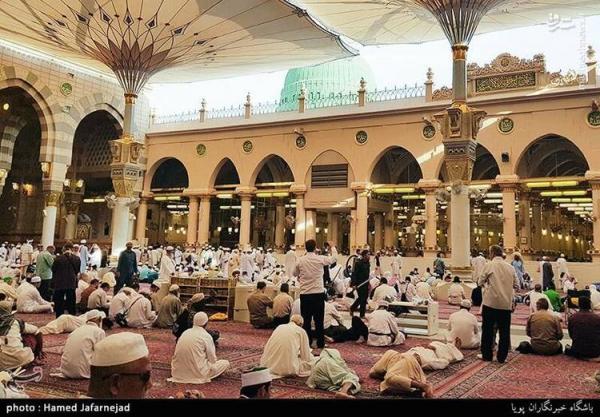 حال‌ و هوای حجاج در مسجد النبی
