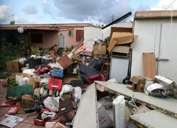 سیل و طوفان مرگبار در ایتالیا