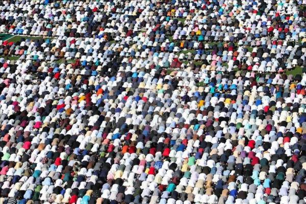 اقامه نماز عید قربان مسلمانان در آمریکا