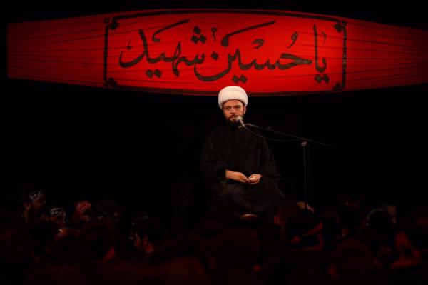 مراسم عزاداری شب هشتم محرم؛ هیئت رایه العباس (ع)