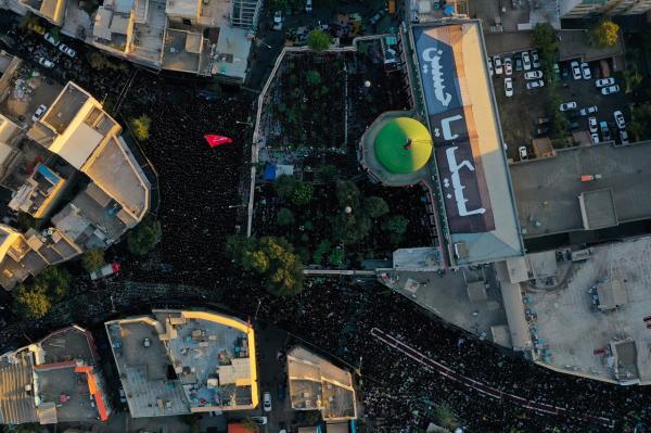 مراسم عزاداری شب هشتم محرم؛ هیئت رایه العباس (ع)