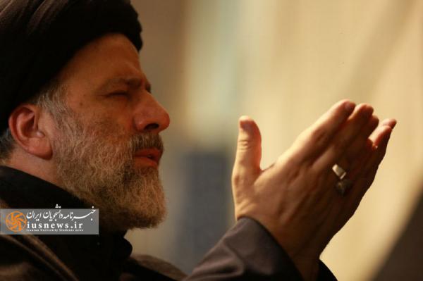 رئیس قوه قضائیه در مراسم عاشورا مسجد دانشگاه تهران