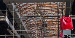 تصاویری از آخرین وضعیت بازسازی ساختمان پلاسکو