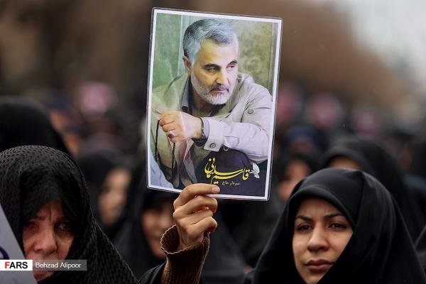 راهپیمایی مردم ایران در پی شهادت سردار سلیمانی