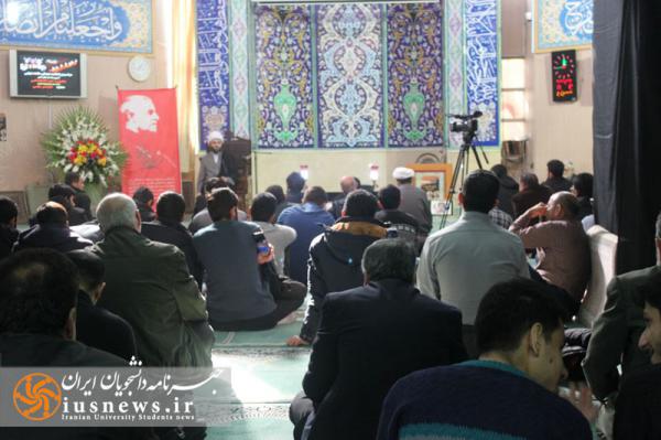 مراسم گرامیداشت شهدای سانحه هوایی در دانشگاه امیرکبیر