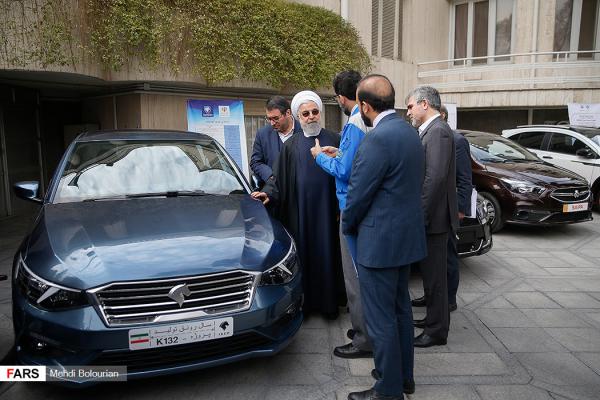 رونمایی از ۴ خودروی جدید و بهینه‌سازی‌شده داخلی با حضور رئیس‌جمهور