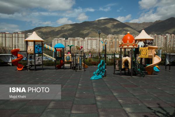 تصاویری از پارک‌های خالی در ۱۳ بدر کرونایی