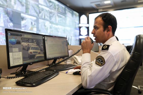 تصاویری جالب از مرکز فرماندهی و کنترل هوشمند ترافیک پلیس تهران