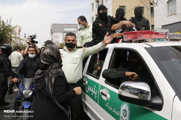 تصاویر| دستگیری شرور منطقه مشیریه