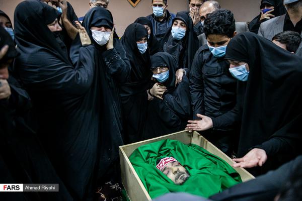 تصاویری از وداع با شهید امر به معروف «محمدی»