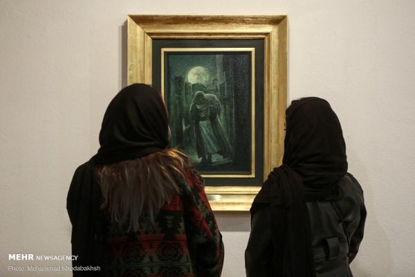 تصاویری از نمایشگاه «آل علی علیه السلام» حسن روح الامین