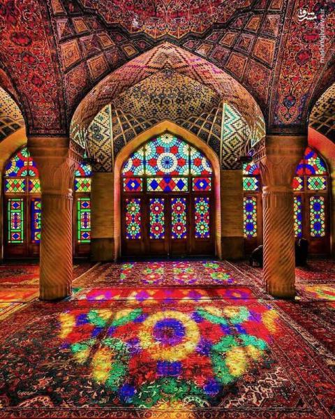 معجونی زیبا از هنر و ریاضی در مسجد نصیرالملک