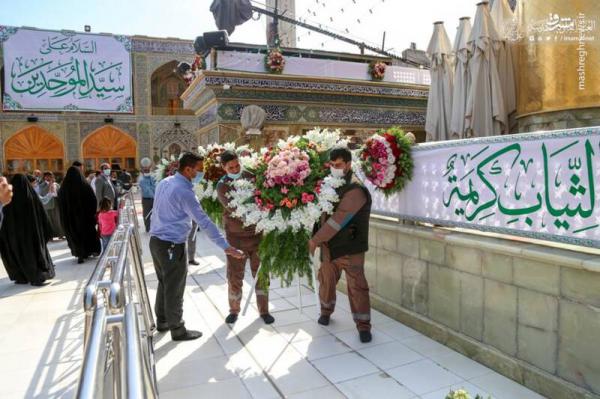 تصاویر| تزئینات حرم علوی در آستانه میلاد امام علی (ع)