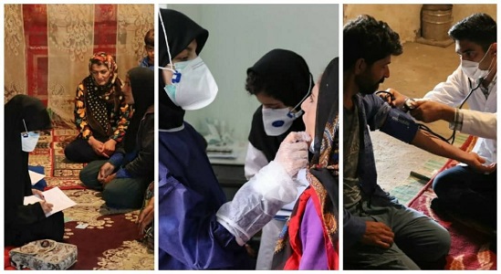 حرکت جهادی ۸۱ نفره دانشجویان و اساتید پزشکی در تعطیلات نوروز +تصاویر