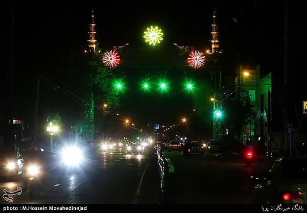 تصاویر| آذین‌بندی خیابان‌های تهران به مناسبت نیمه شعبان