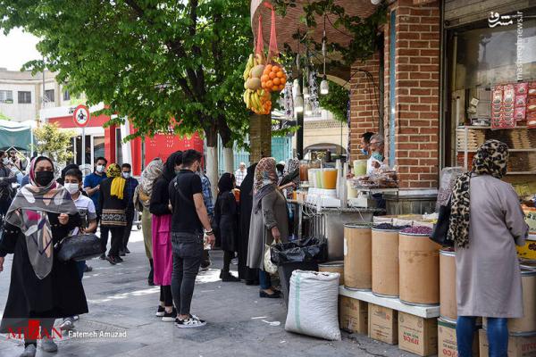 تصاویر| صف‌های غذا در روزهای کرونایی