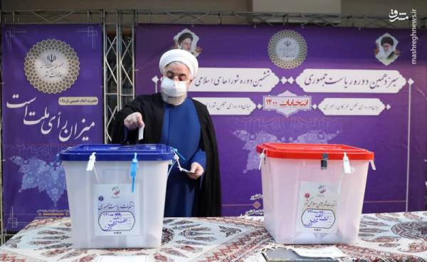گزارش تصویری:: حضور شخصیت‌های سیاسی در انتخابات