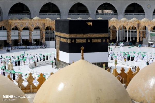 تصاویر| مراسم حج بدون حضور زائران کشورهای مسلمان