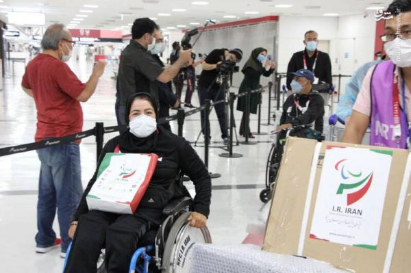 تصاویر| ورود اولین گروه از ورزشکاران پارالمپیک ایران به توکیو