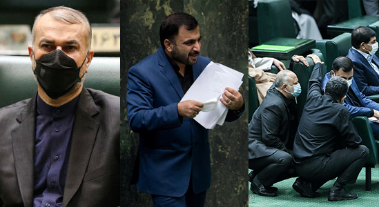 قهر و آشتی نمایندگان در صحن علنی مجلس/ عدم شفافیت وزیر پیشنهادی ارتباطات درباره طرح صیانت/ وزارت خارجه را به برجام گره نخواهیم زد