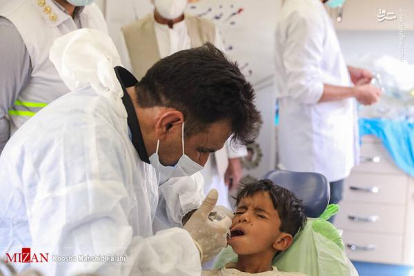 تصاویر| خدمت‌رسانی پزشکان جهادی در روستاهای زاهدان