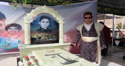 حضور فعالین فرهنگی بهمئی در مراسم چهلمین روز درگذشت شهید علی لندی