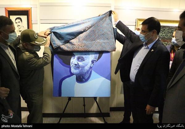 تصاویر| افتتاح نمایشگاه آثار هنری نخبگان شاهد