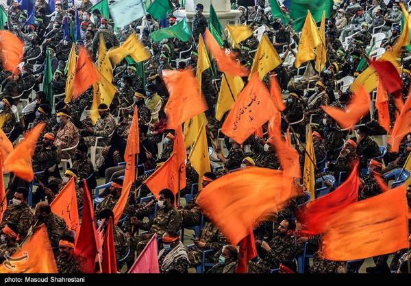 تصاویر| تجمع بزرگ ۵ هزار نفری بسیجیان تهران بزرگ