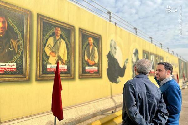 حضور نیکزاد در محل شهادت حاج قاسم سلیمانی