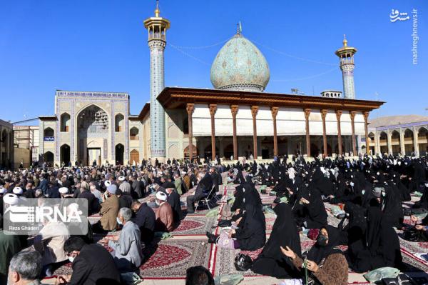 تصاویر| اقامه نماز باران در شیراز