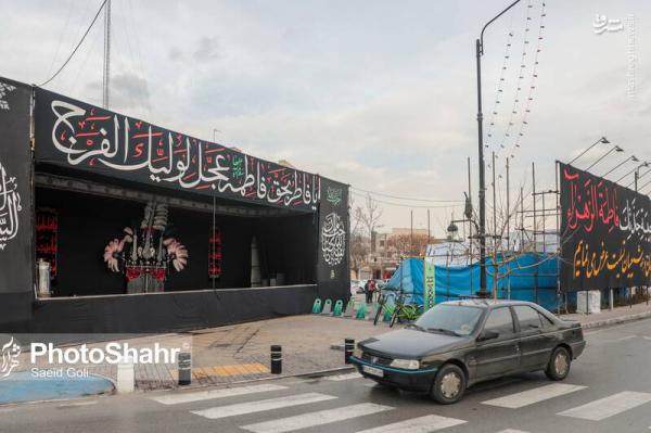 تصاویر| حال‌ و هوای مشهد در ایام فاطمیه