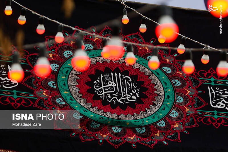 تصاویر| حال‌ و هوای مشهد در ایام فاطمیه