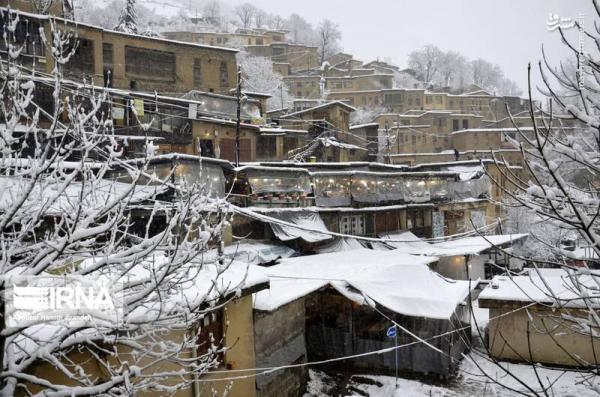 تصاویر| برف زیبای زمستانی در ماسوله