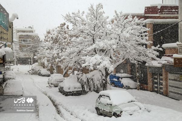 تصاویری از برف و بوران در کشور